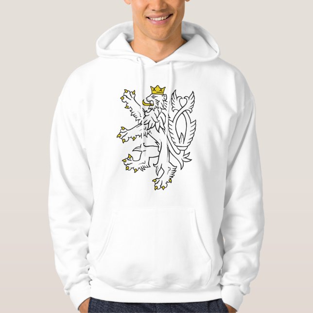 Lejon theechrepublik, tjeck sweatshirt (Framsida)