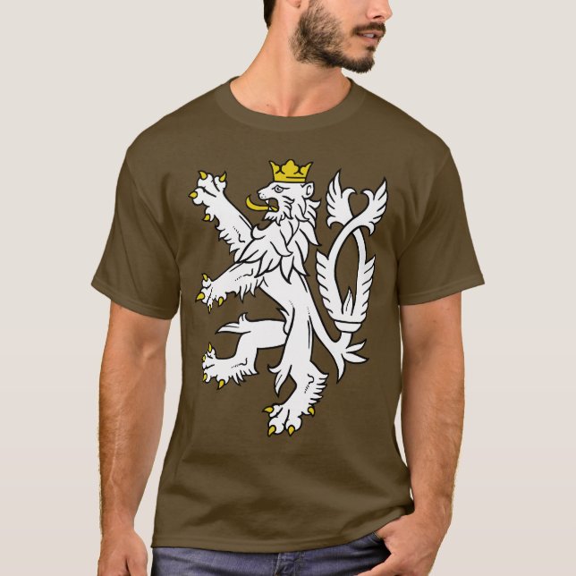 Lejon theechrepublik, tjeck t-shirt (Framsida)