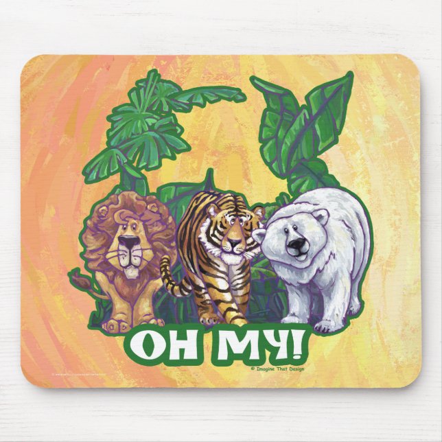 Lejon Tiger Bears Oh My Musmatta (Framsidan)