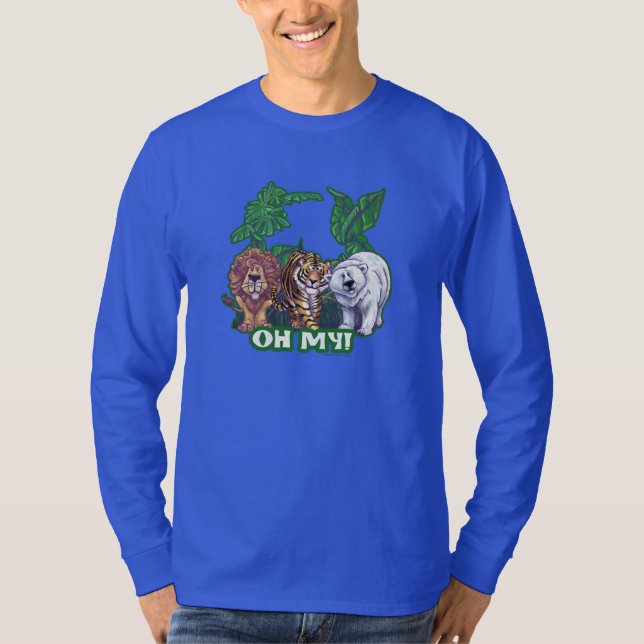 Lejon Tiger Bears Oh My Tee (Framsida)