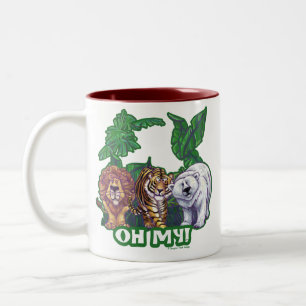 Lejon Tiger Bears Oh My Två-Tonad Mugg