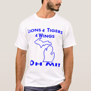 Lejon, Tigers & Vingar Oh Mi #USAPatriotGraphics T Shirt