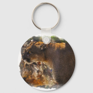 Lejon tjocktarmsdesign 4 nyckelring