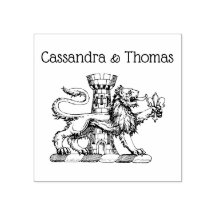 Lejon Torn Fleur de Lis Kröningspar Namn