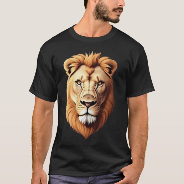 Lejon Tshirt T Shirt (Framsida)