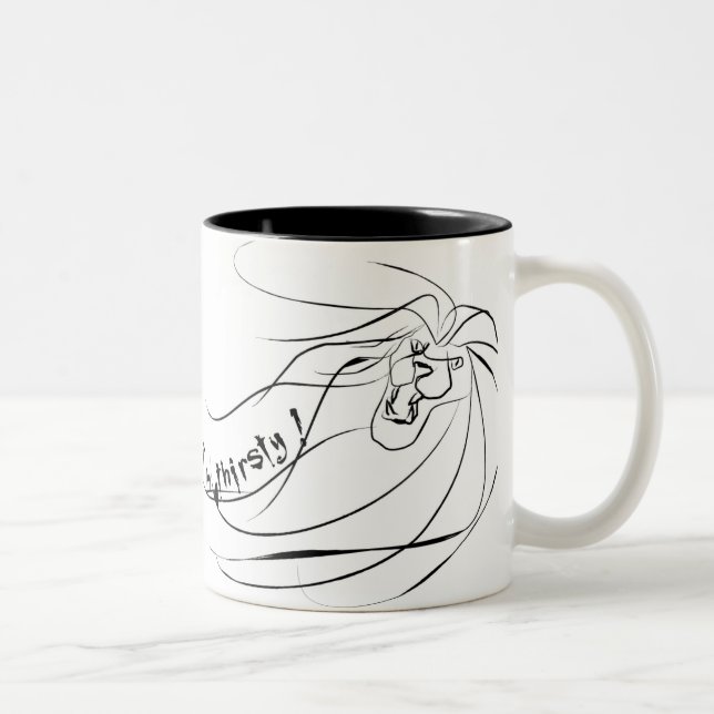 lejon Två-Tonad mugg (Höger)