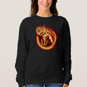 Lejon tvättskjorta för grodbrand t shirt