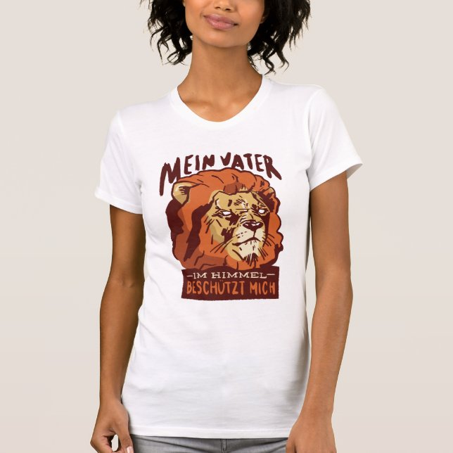 Lejon tysk offert t shirt (Framsida)