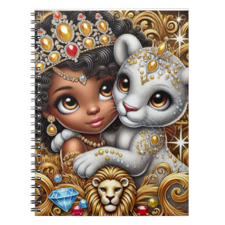 Lejon Unge & Princess Notebook 2 Anteckningsbok