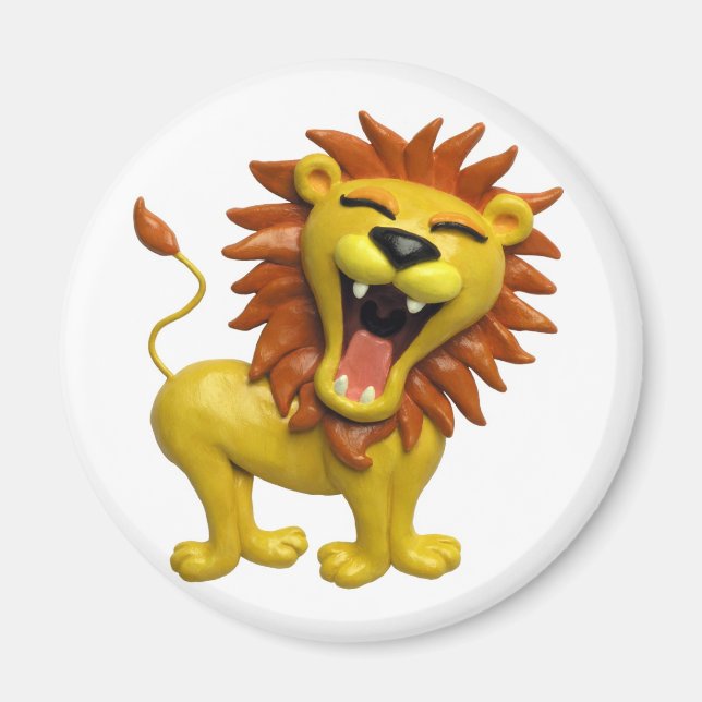 Lejon uppfödning magnet (Framsidan)