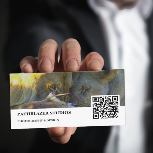 Lejon upplevelse | Fotografi av vilda djur | Visitkort (Skapare uppladdad)