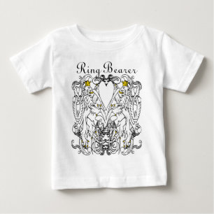 Lejon upprätt Renaissance Bröllop T Shirt