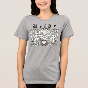 Lejon upprätt Renaissance Bröllop T-shirt I Triblend-tyg