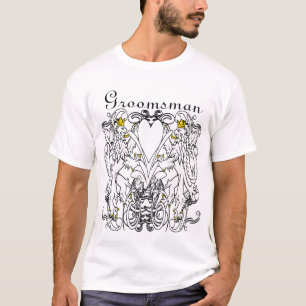 Lejon upprätt Renaissance Bröllop Tee