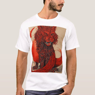 "Lejon utfrågning: Fierce och Fearless T-Shirt" T Shirt