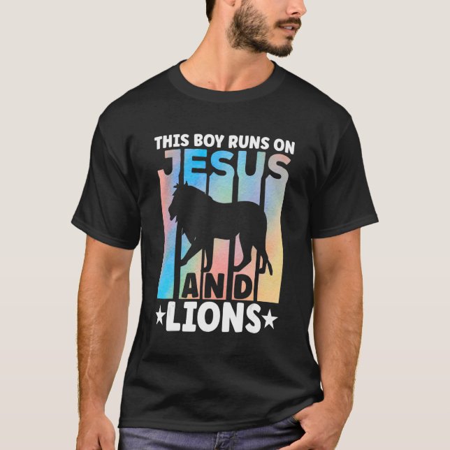 Lejon utrustning för bojor för Lejon Älskare T Shirt (Framsida)