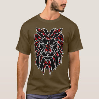 Lejon vektor t shirt