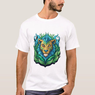 Lejon vektorkonst T-Shirt-design T Shirt