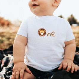 Lejon vild en födelsedag t shirt