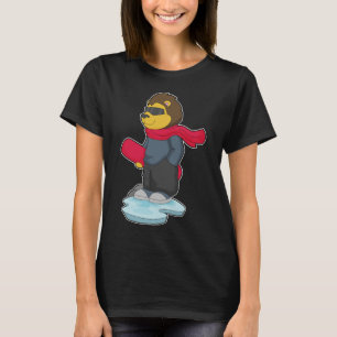 Lejon vintersportsport t shirt
