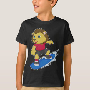 Lejon vintersportsport t shirt