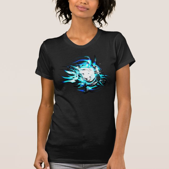 Lejon vit t-shirt (Framsida)
