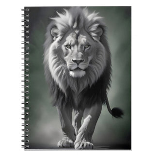 Lejon Wildlife Majestic Nature Life Art Tapet Anteckningsbok
