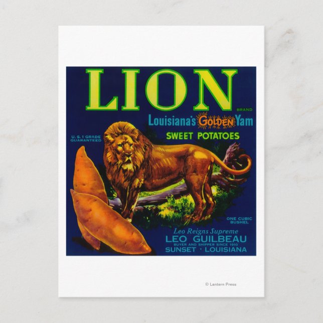 Lejon Yam LabelSunset, LA Vykort (Framsida)