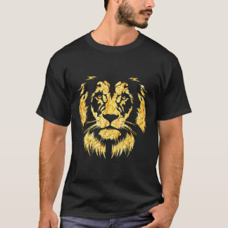Lejon Zodiac Lejon Mane Safari Predatory Cat Li T Shirt