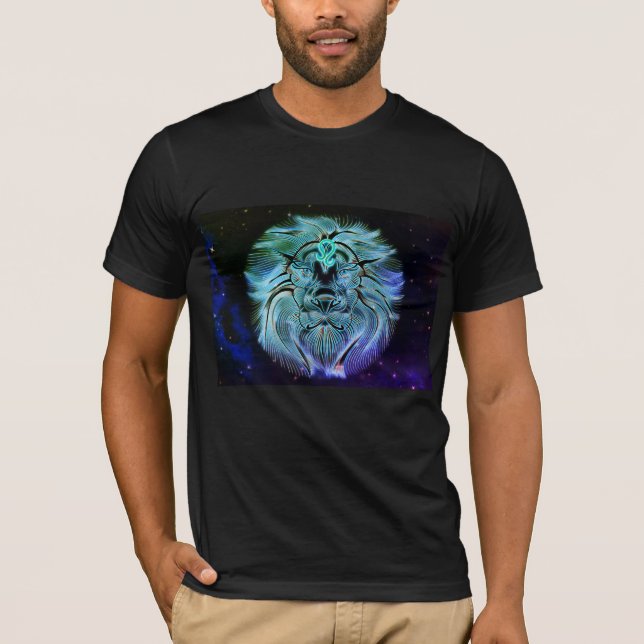 lejon zodiac T-shirt (Framsida)