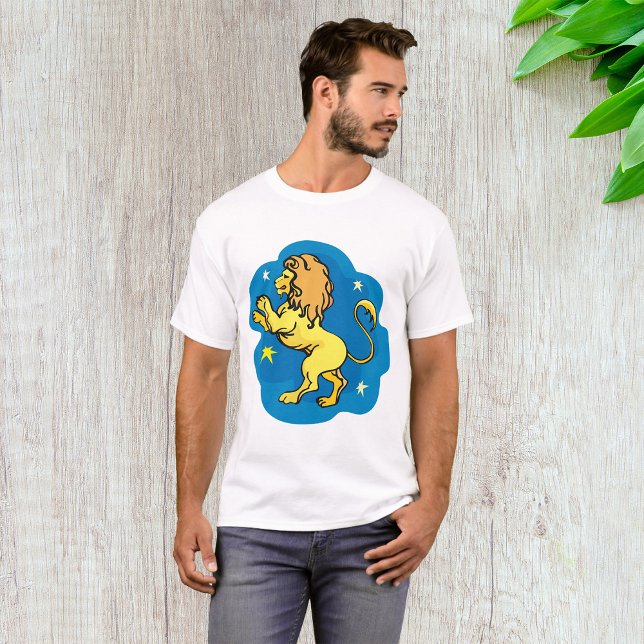 Lejon Zodiac T Shirt (Skapare uppladdad)