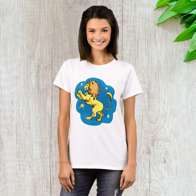 Lejon Zodiac T Shirt (Skapare uppladdad)