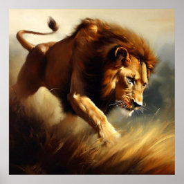 Lejona (12) Vild katt Poster