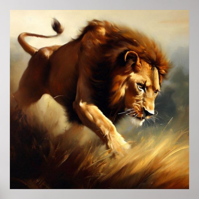 Lejona (12) Vild katt Poster (Framsidan)