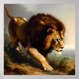 Lejona (13) Vild katt Poster