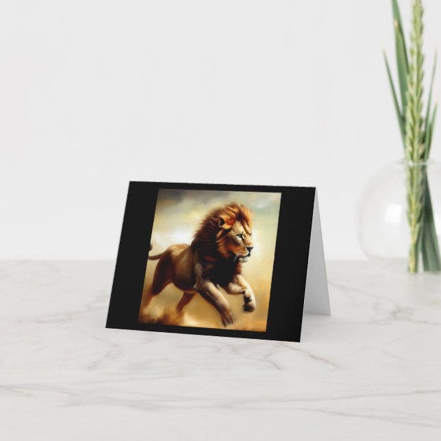 Lejona (1) Vild katt Kort (Framsida)