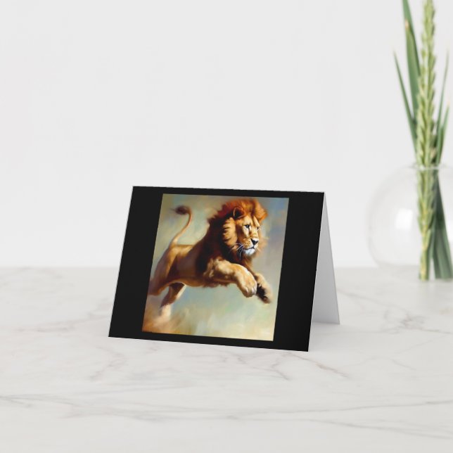 Lejona (8) Vild katt Kort (Framsida)