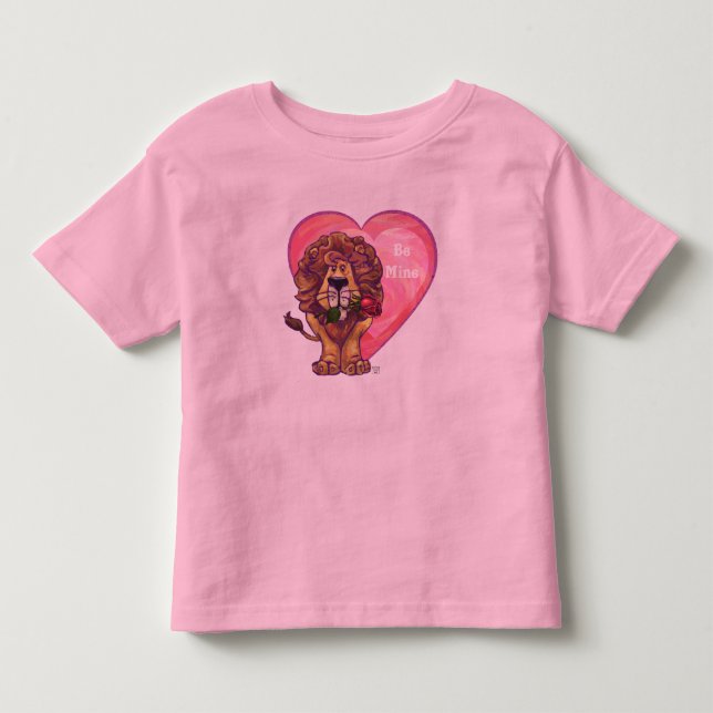 Lejona Alla hjärtans dag Tee Shirt (Framsida)