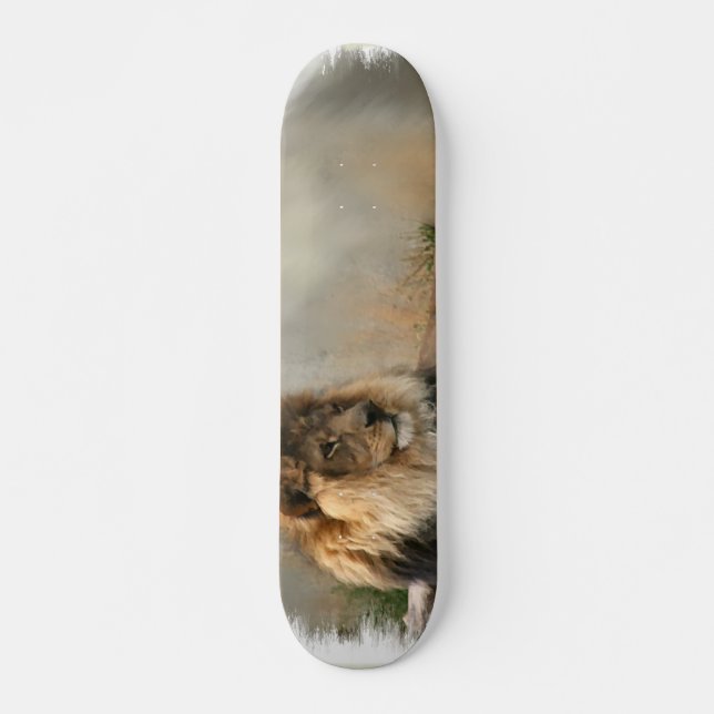 Lejona Älskare Art-gåvor Skateboard Bräda 19,5 Cm (Framsida)