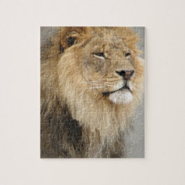 Lejona Älskare Art Pussel