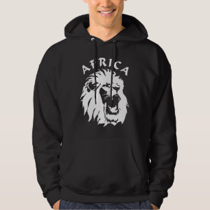 Lejona Ansikte AFRIKA Hoodie
