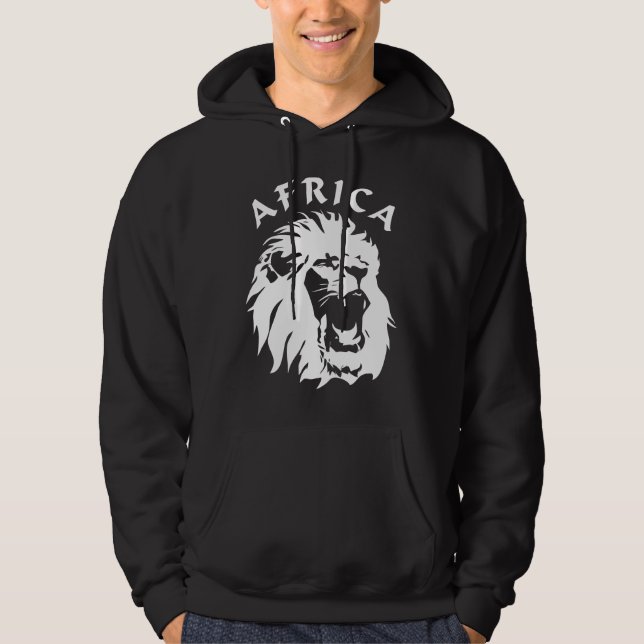 Lejona Ansikte | AFRIKA Hoodie (Framsida)