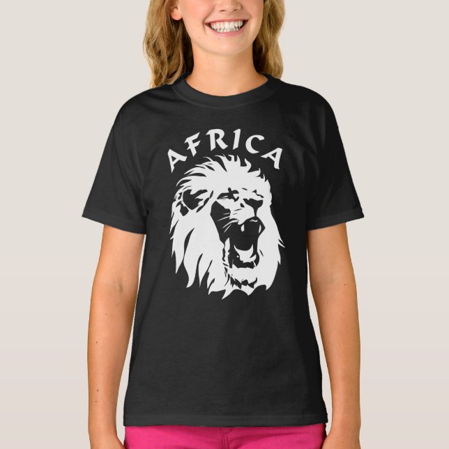 Lejona Ansikte | AFRIKA T Shirt (Framsida)