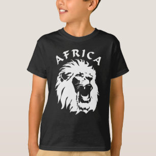 Lejona Ansikte AFRIKA T Shirt