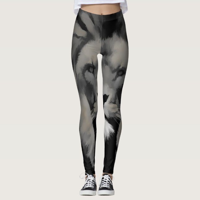 Lejona Ansikte-baljväxter Leggings (Framsida)