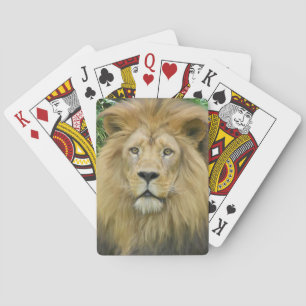Lejona Ansikte Casinokort