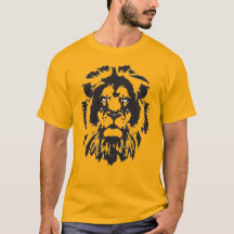 Lejona ansikte, jag tittar på dig. Lejon huvudtatu