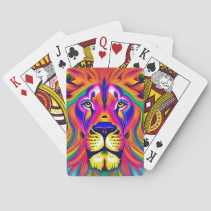 lejona ansikte-spelkort casinokort