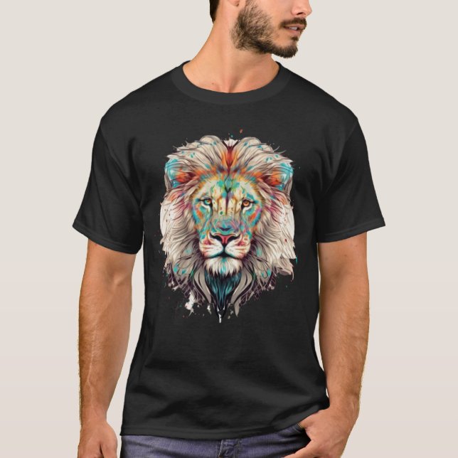 Lejona ansikte t shirt (Framsida)