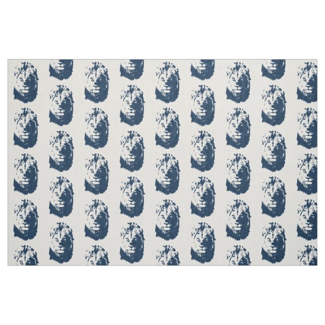 Lejona ansikte tyg (Fat Quarter)